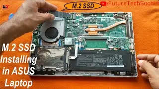 How To Install M2 SSD in Any Laptop ⫸ Installing M2 SSD in ASUS X415J i3 10 Gen ⫸ Future Tech Sachin