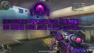 Crossfire West | [New] Barrett-Eldrunar Demon | 135 Kills [ Free for All ]