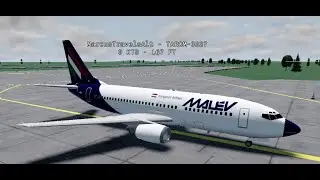 Flying The 737-3 From Budapest To The North Pole In LegacyFlight