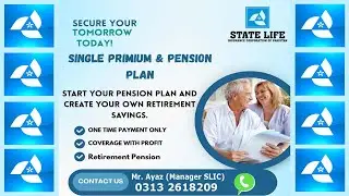 Single Premium & Pension Scheme Plan Table 71 || State Life Karachi Pakistan