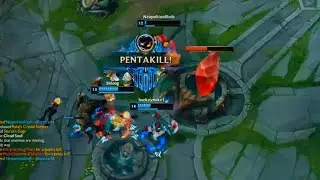 PENTAKILL Veigar (Bad Santa Veigar) League of Legends