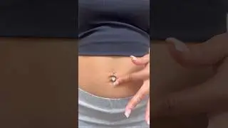 Finally changed my belly ring&hellip; small change, big difference!☺️ #shortsfeed
