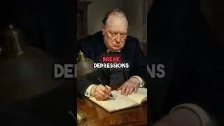 How Churchill Beat Depression During WWII. 💪 #history #mentalhealth #ww2 #purpose #mindset