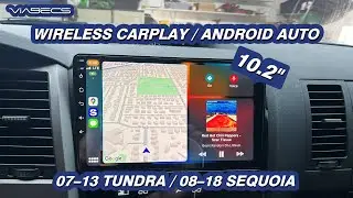 ViaBecs 2007&ndash;2013 Tundra / 2008&ndash;2018 Sequoia Apple CarPlay Radio Install