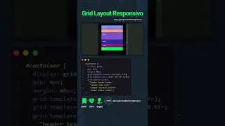 grid layout #css #programacao #frontend #gridlayout #grid