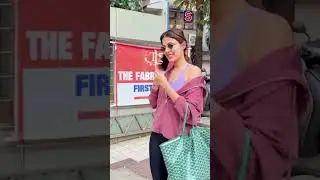 Rhea Chakraborty heads back home after an intense workout session