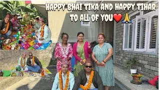 Happy bhai tika and happy tihar to all of you❤️🙏 #bhaitika 