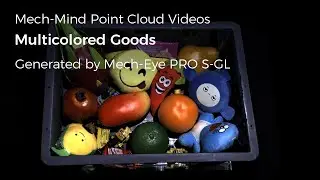 Superior 3D Imaging from an Industrial 3D Camera: High-Quality Point Cloud of Multicolored Goods