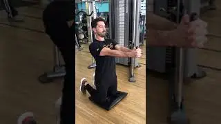 Pallof ajoelhado isometrico