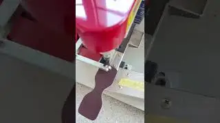 Leather edge coloring machine