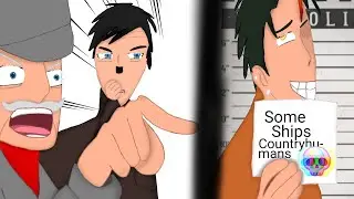 WW2 leaders react to Countryhumans Ships