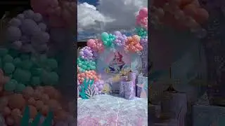 mermaid theme decoration| underwater theme decoration| ocean theme decoration| mermaid theme ideas