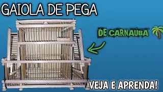 GAIOLA DE PEGA DE DOIS ALÇAPÕES/PASSO A PASSO.