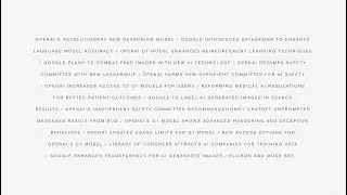 OpenAI's Revolutionary New Reasoning Model