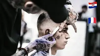 Best skillful barber in the world Hollywood USA  | Get an amazing haircut 2018   whereisthefan