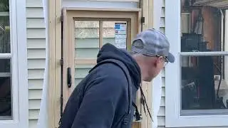 Installing a New Construction North Star Casement Window with screws through the frame