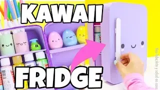 Creative miniature kawaii fridge, desk organizer.