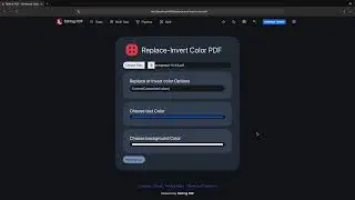 04 Stirling-PDF: Invert or Replace Background and Text Colour of PDF files locally