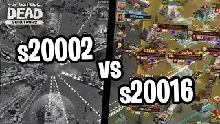 s20002 vs s20016 🔥 Season 8.5 | The Walking Dead Survivors