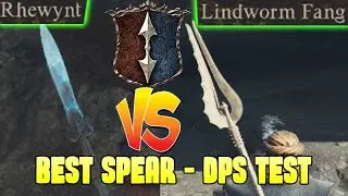 Dragon's Dogma 2 Rhewynt vs Lindworm Fang, Best Spear, Duospear Mystic Spearhand DPS Test Weapon