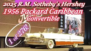 Кабриолет Packard Caribbean 1956 года выпуска будет продан на аукционе R M Sotheby's в Херши в 20...