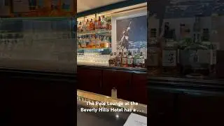 The Polo Lounge at the Beverly Hills Hotel has a 72-year old Macallan Scotch for $10,000 a drink