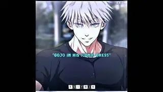 「 Gojo's New Iconic Outfit 🥶💀」- Jujutsu Kaisen Edit || #jjk #sukuna #gojo #toji #ax7jk #krishjk