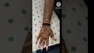 Bridal mehndi design &hearts;️ #mehndi #hennatatto #hennatattoodesign #mehandi #henna #song #mehndidesign