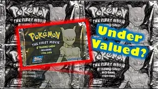 CHARIZARD PULLED! Opening VINTAGE Pokemon Topps The First Movie Packs!