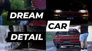 Honda CRX EF8 Gets a Foamy Wash! - Auto Detailing