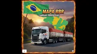 🚨 Carga Perigosa !  IC Transporte &ndash; MAPA RBR - Euro Truck Simulator 2 + DLC #ets2  #maparbr