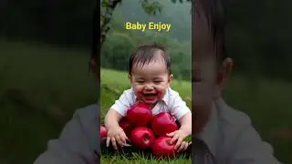 Baby Enjoy in Mountain#funny #animation #ai #shorts