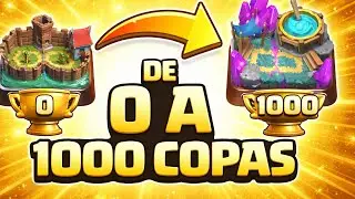 Cuenta nueva de 0 a 1.000 copas en clash royale 