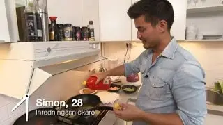 Förrätt: Halstrad laxsashimi - Halv åtta hos mig (TV4)