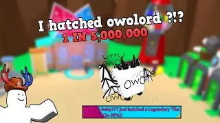 I HATCHED OWOLORD ( 1 IN 5,000,000 )