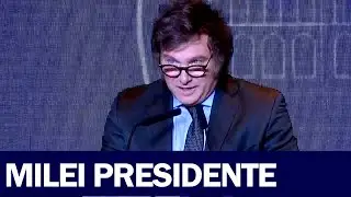EL DISCURSO DE JAVIER MILEI COMO PRESIDENTE ELECTO: 