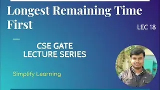 LRTF | Longest Remaining Time First | CPU Scheduling | Operating System | GATE CSE