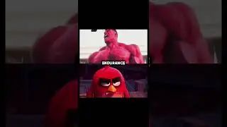 Red hulk (MCU) vs RED (Angry bird movie)