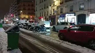 Paris Snowfall Full HD VIDEO 📸, Paris, France 🇨🇵🇨🇵, 5 January 2026 