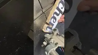 Bandsaw lettering, no CNC no problem go old school. #shorts #bandsaw #bandsawcowboy #signmaking