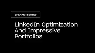 LinkedIn Optimization And Impressive Portfolios