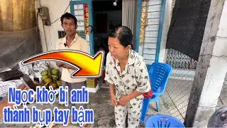 Ngọc khờ nói hết sự thật vừa ăn búng nói anh thành bụp bậm hết tay#ngockho 