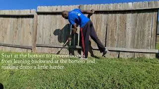 Wooden Fence Demolition Tips