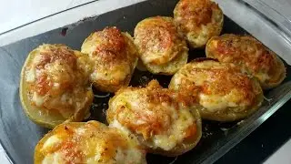 Patatas rellenas de atún