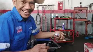 Cara mengganti Filter Oli Matic Mitsubishi Pajero sport.