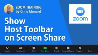 ZOOM -  Show host toolbar controls during screen share