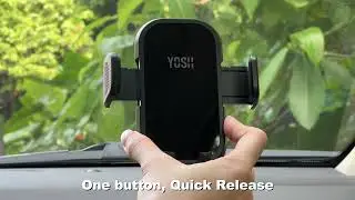 YOSH Car Phone Holder, for Vent & Dashboard & Windscreen