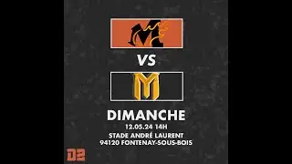 D2 - 9ème Journée - METEORES de Fontenay-sous-Bois VS MYRMIDONS de Savigny le temple