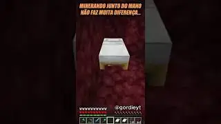 Minera Netherite &Eacute; Fogo.. #minecraft #funnymoments #memes #funny #minecraftmemes #humor #viral #mcpe
