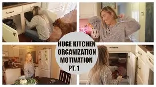 Kitchen Organization| totally destroyed to totally organized | EMBARRASSING BUT HELPFUL